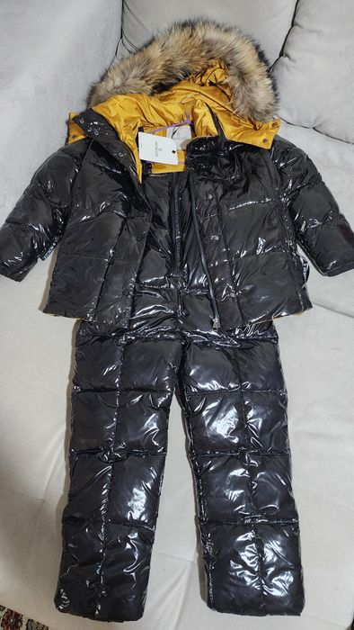 Новый пуховик с комбенизоном