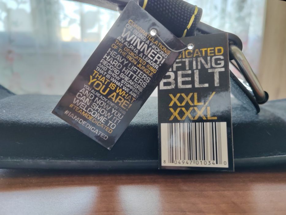 Centura de piele pentru antrenament Dedicated