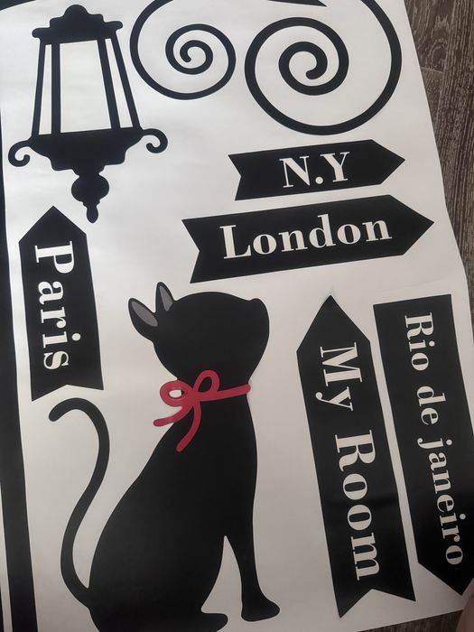 Наклейки на стену интерьерные