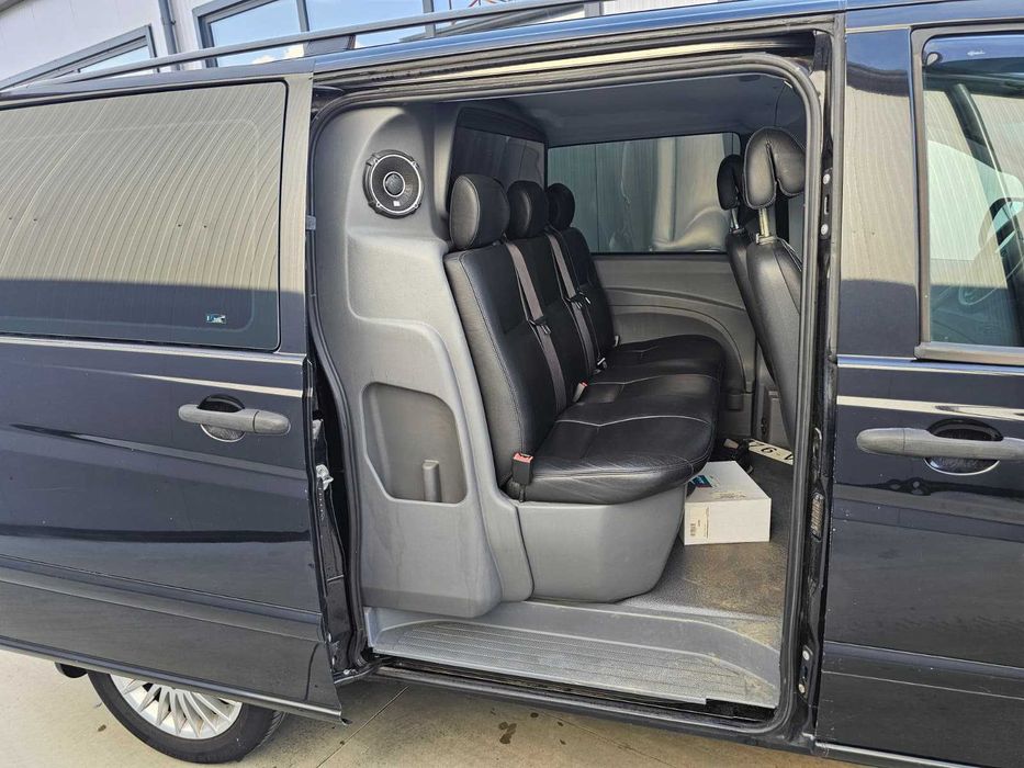 MERCEDES Vito 120 Mixt 2009 Autoutilitara N1 6 locuri+marfa 3.0CDi 204 CP E4 CutieAut clima piele navi, recent adus