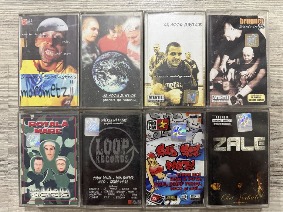 Casete hip-hop romanesc vechi
