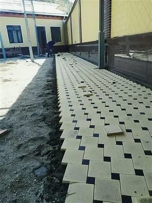 Брусчатка териш хизмати