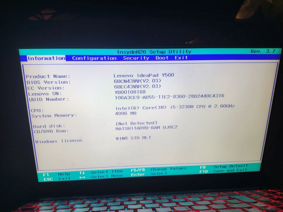 Vând / Dezmembrez Lenovo ideapad y500