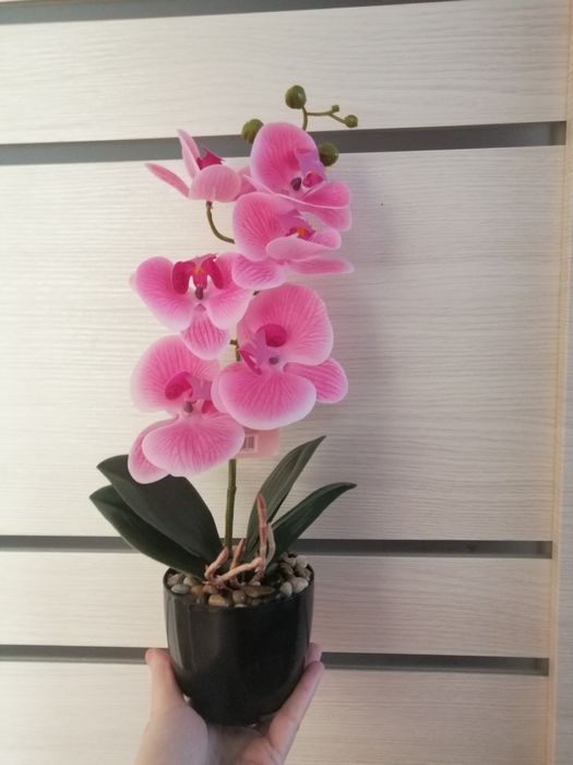 Искусственная "ОРХИДЕЯ в горшочке"