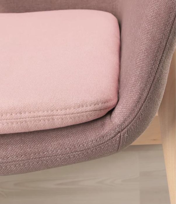 Fotoliu VEBDO Ikea , roz-maro deschis