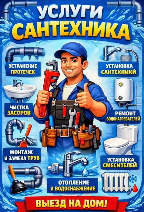 Сантехник Круглосуточно Петропавловск Ремон