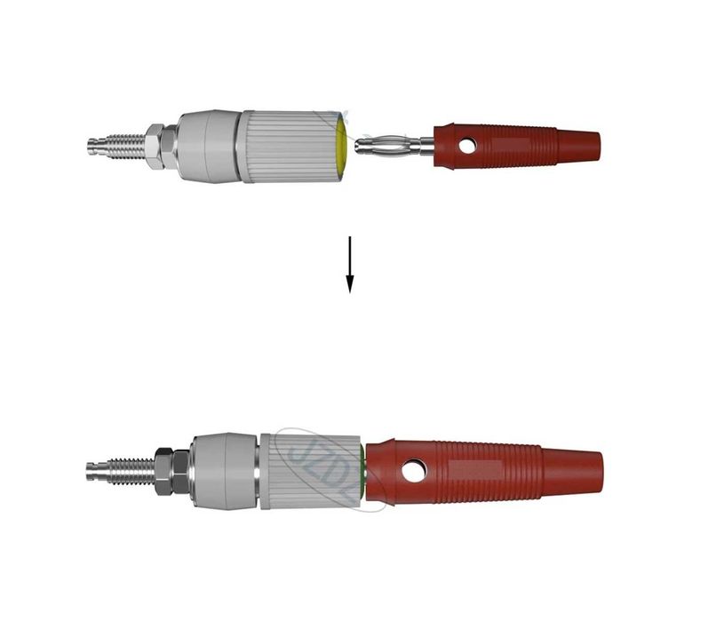 Soclu mufa banana 4mm conector banana mufa banana mama 5buc