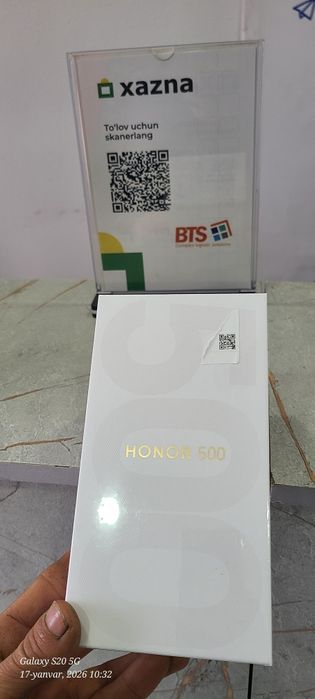 HONOR 500, batareya 8000, imei tayyor