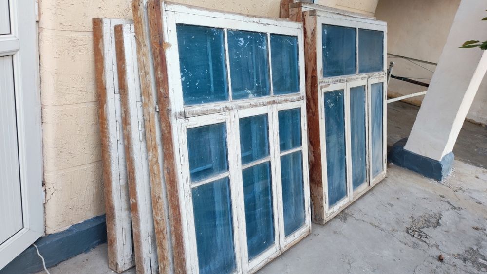 Ағаш терезелер- деревянные окна