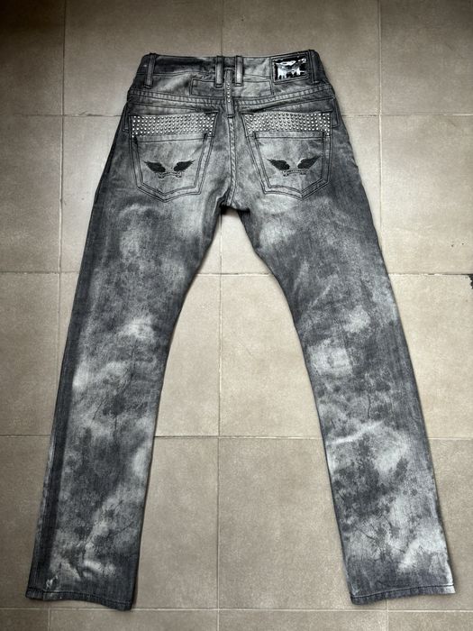 Robins Jean – сиви дънки с камъни (rhinestones)