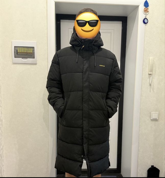 Пуховик до колен