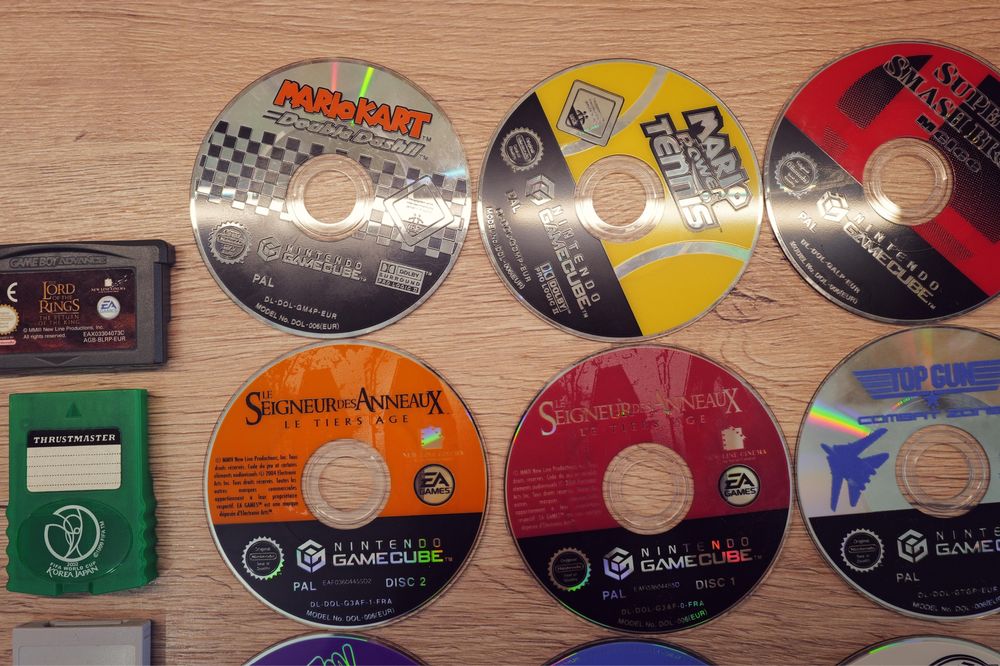 Jocuri Nintendo Gamecube 12buc Mario Zelda Need fot speed si altele