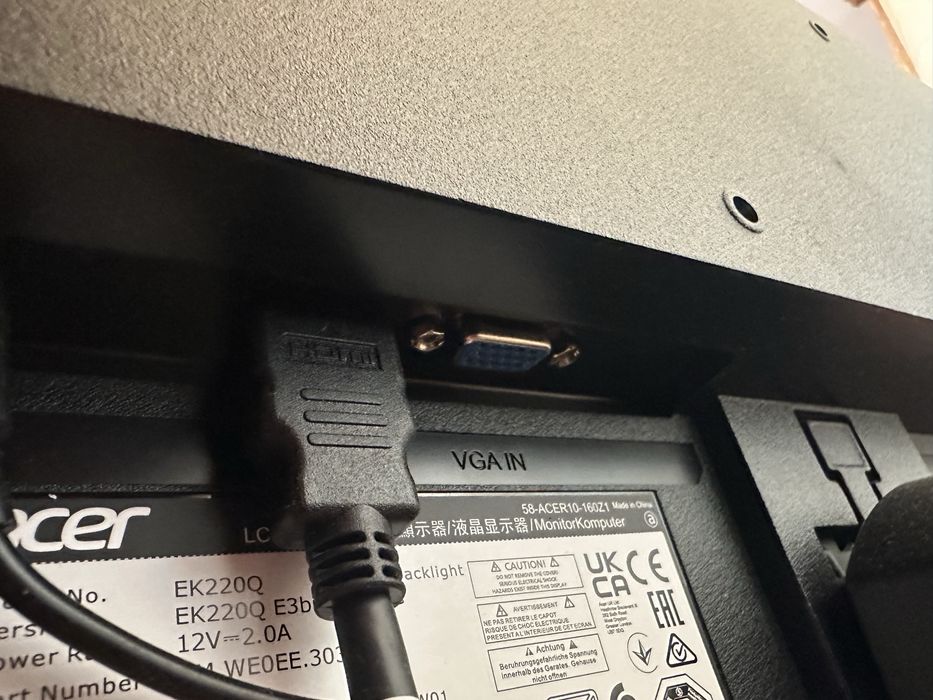 Monitor Acer 100hz