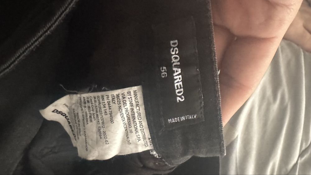 Черни дънки dsquared2 56р-р