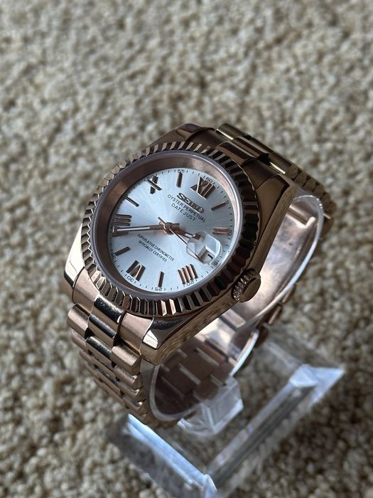 Ceas Seiko Datejust Presidential Pearl White Mod Automatic NH35