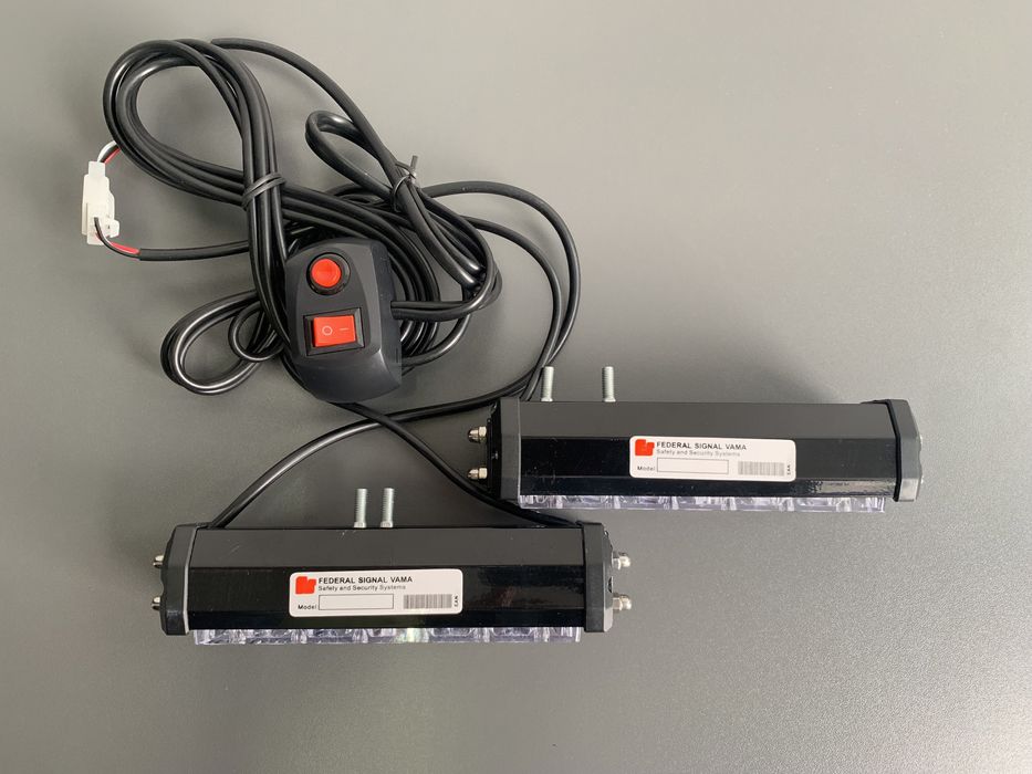 Stroboscoape auto 6 LED grila rosu-albastru/galben-galben