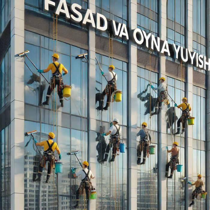 Oyna fasad alkafon yuvish hizmati