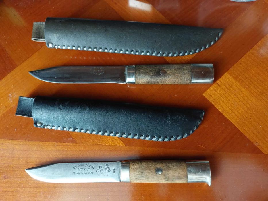 Cutit Vinatoare Vechi ani 1931 Bergans Sliring Norway Rar!