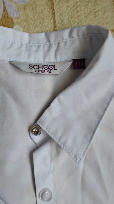 Блузки рубашки школьные для девочки 10 лет