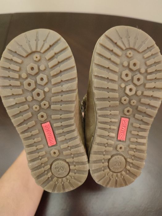 Нови Primigi кожени зимни детски обувки, номер 20