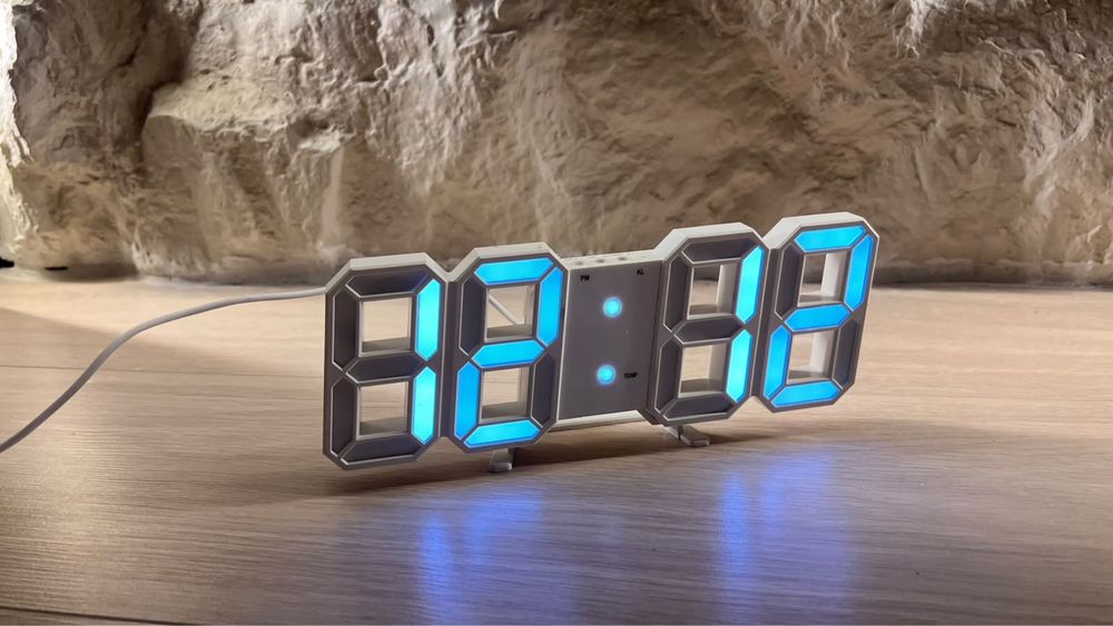 Led 3d электорнные часы