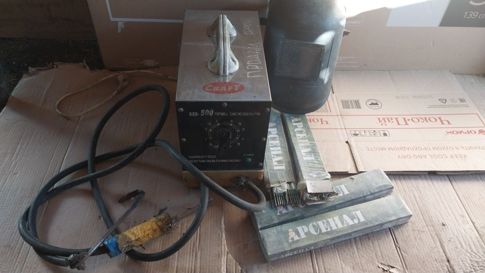 Сварочный аппарат  Craft BX6-500 + электроды Арсенал (набор)