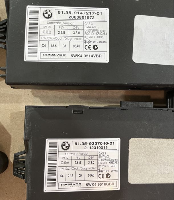 Modul / Calculator control confort CAS 3 BMW