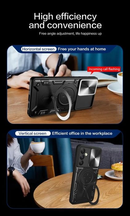 Samsung Galaxy A57 A37 A17 / GIANT RING Удароустойчив кейс с пръстен