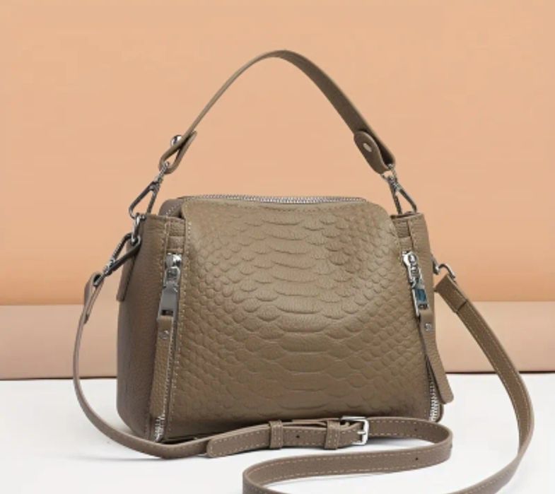 Дамска чанта от естествена кожа