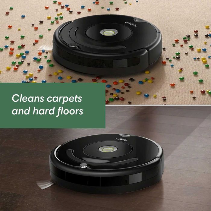 Прахосмукчка робот iRobot Roomba 671, WIFI, App, Черен