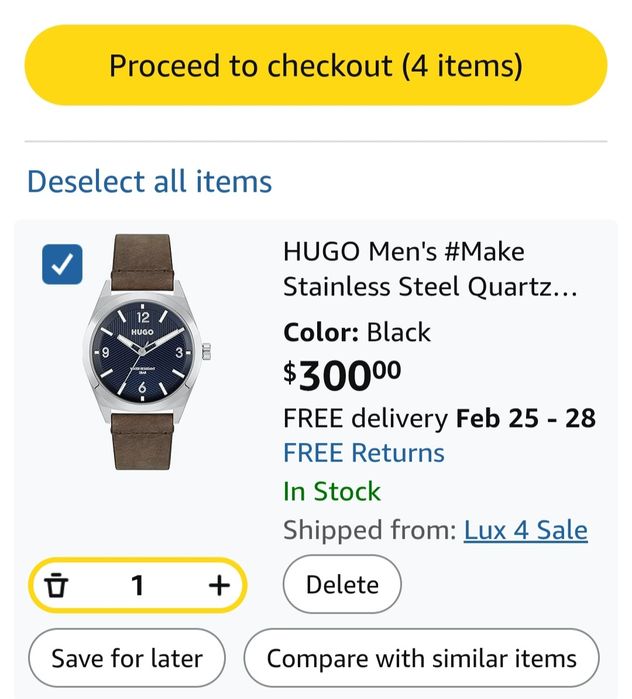 Hugo Watch часы мужские