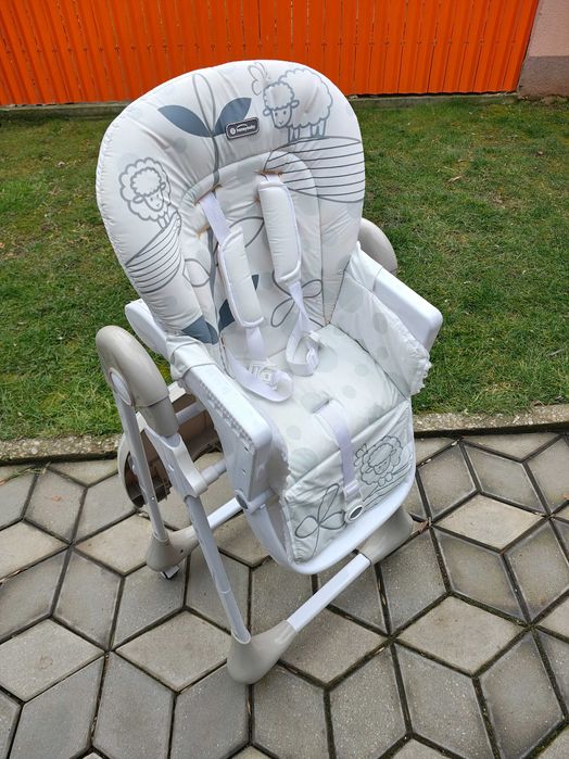 Scaun de masă bebe honeybaby cu poziție de somn și 7 trepte înălțime