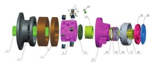 Poclain Parts запчасть для Поклейн Bomag Hamm MS02