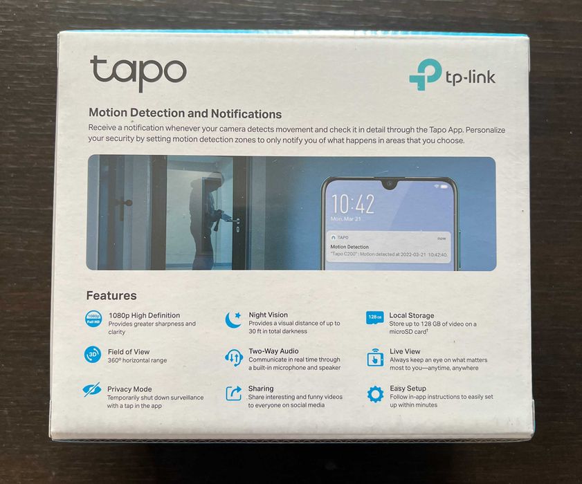 Camera video wireless Tapo C200 (TP-Link) noua, sigilata