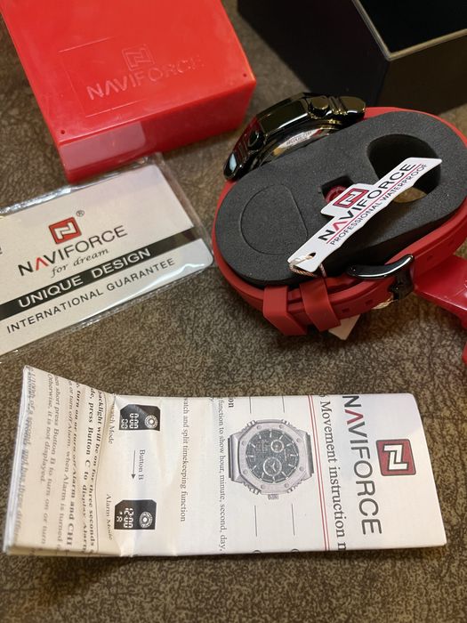 Naviforce RedBlack Оригинал