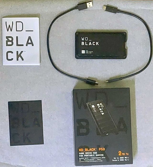 Drive SSD extern, Western Digital (WD), WD_Black P50, 2TB, portabil