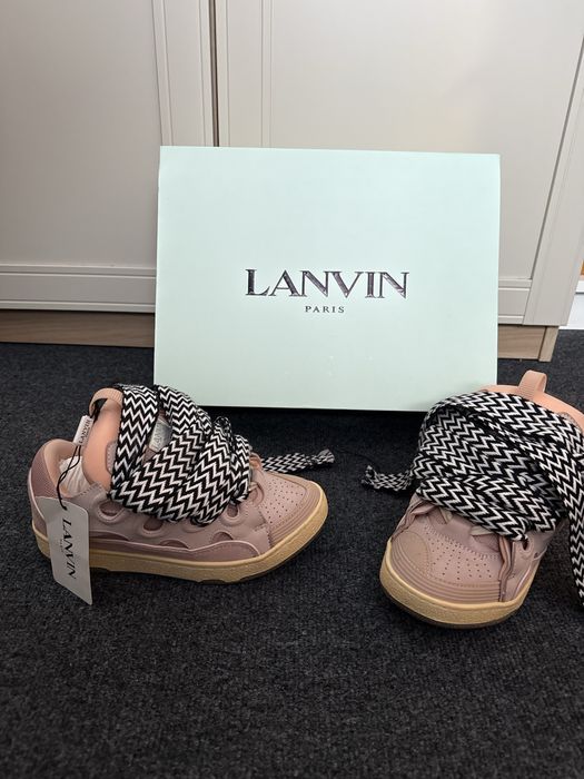 Lanvin Curb pink leather