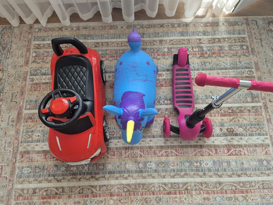 Толокар самокат попрыгун