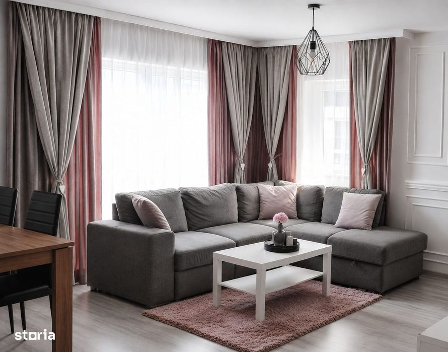 Apartament cu 2 camere, 58 mp, etaj intermediar, parcare zona JYSK