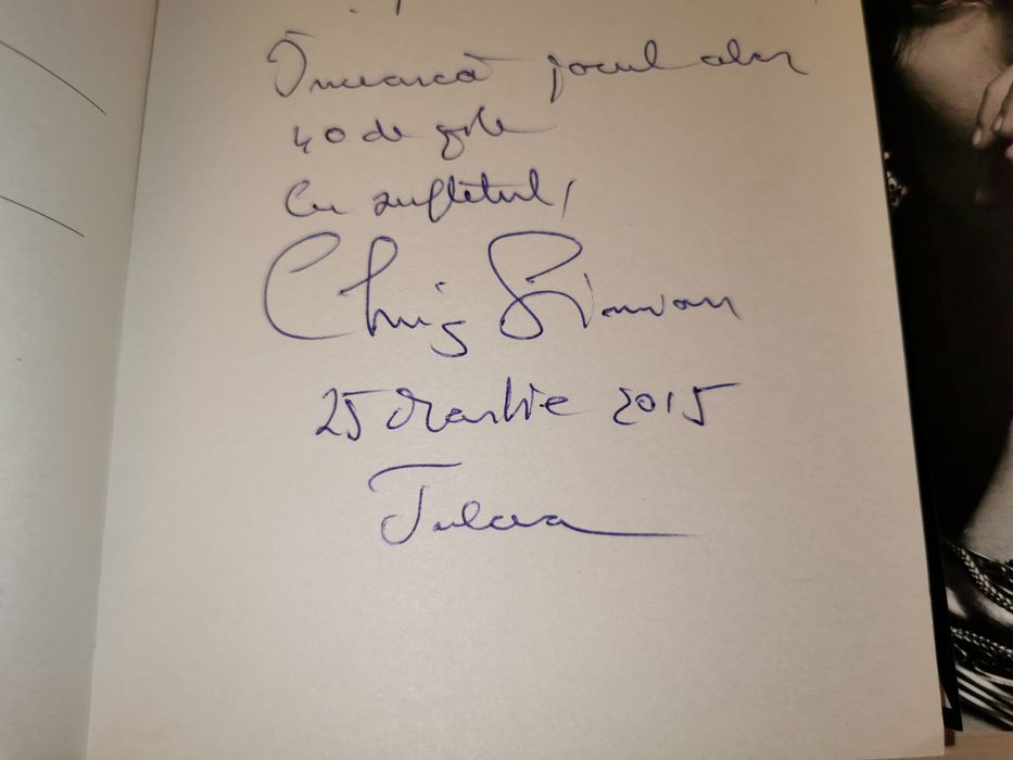 CHRIS SIMION: 40 ds zile, Ce ne spunem când nu ne vorbim, cu autograf