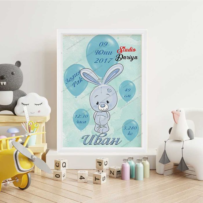 Бебешки визитки за момчета и момичета