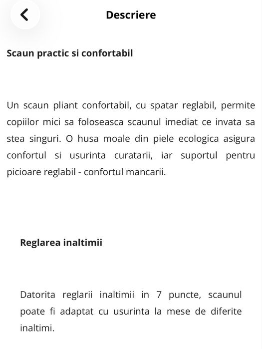 Scaun de masa Kinderkraft