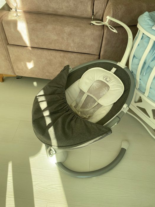 CANGARO  люлка - шезлонг CLOUD БЯЛО/СИВА