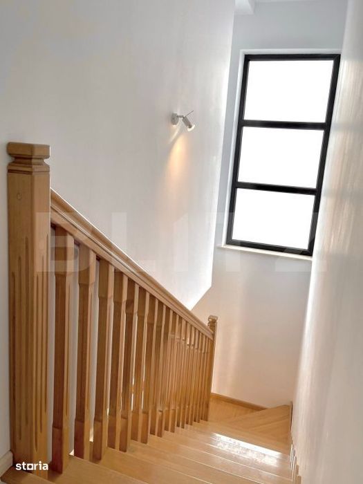 Casa moderna, tip duplex, de inchiriat, 88 mp + 200 mp teren, zona Lis
