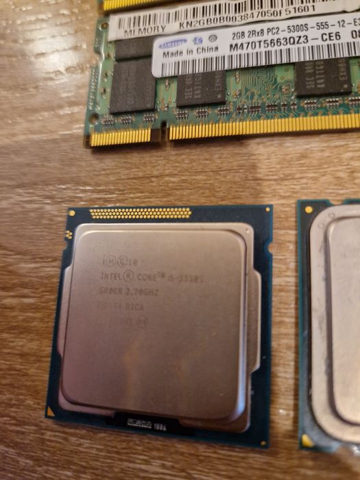 Стари компютърни компоненти - памет, процесор