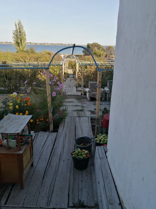 Дача на берегу соленого озера