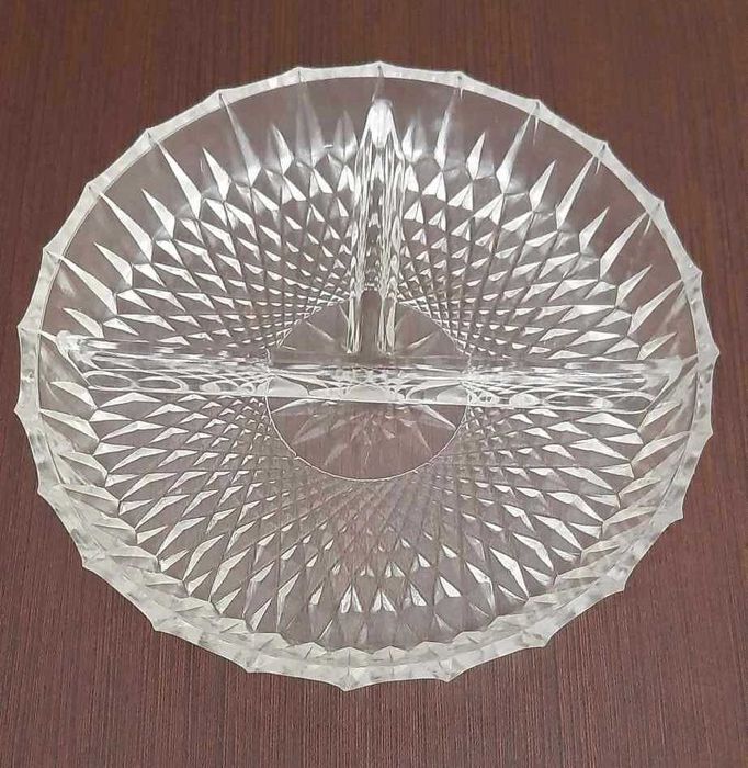 Кристални кана, ордьовър, бонбониера и свещник