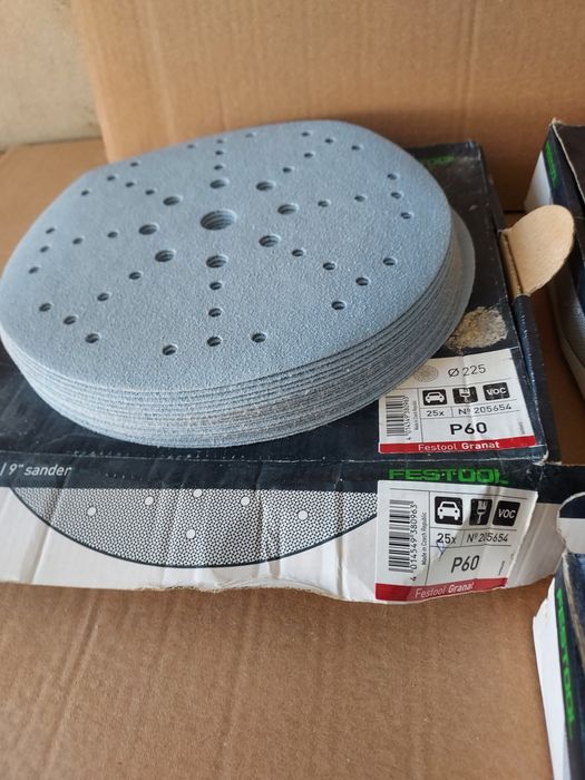 Discuri abrazive Festool 2×P180, P80, P150,P60 3 saci Festool CT 36