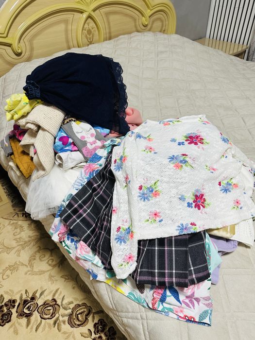 Пакет детских  вещей  для девочки  5-6 лет