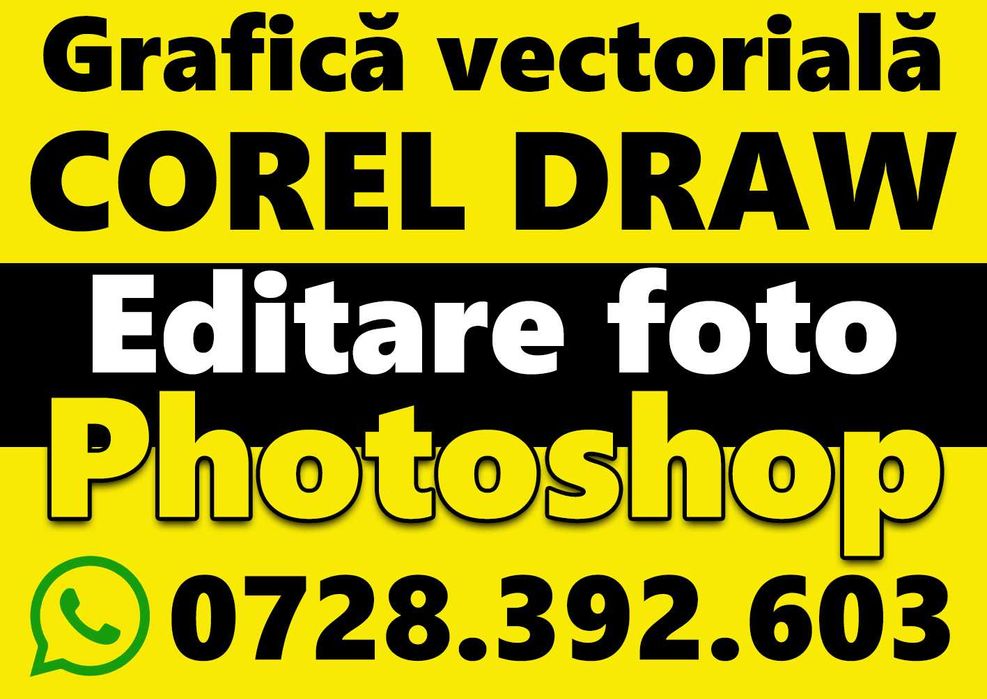 Servicii rapide de editare grafica vectoriala si prelucrare imagini.
